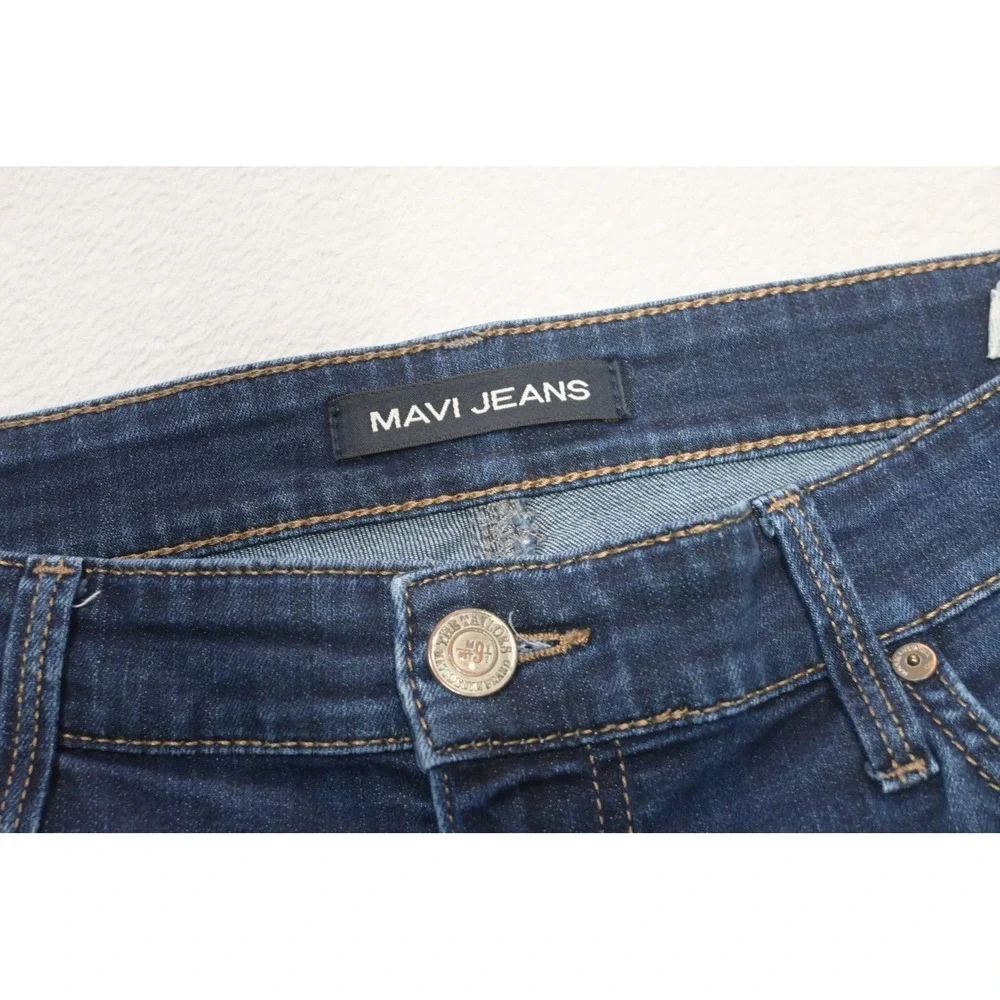 Mavi Jake‎ Slim Leg Mens Jeans 35x30 Dark Wash Blue Stretch Denim Excellent